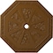 Ekena Millwork Spring Octagonal Ceiling Medallion (Canopies up to 3"), 29 1/8"OD x 2 1/4"ID x 1 1/8"P, Smokey Topaz CM30SPSTF - alternate 1